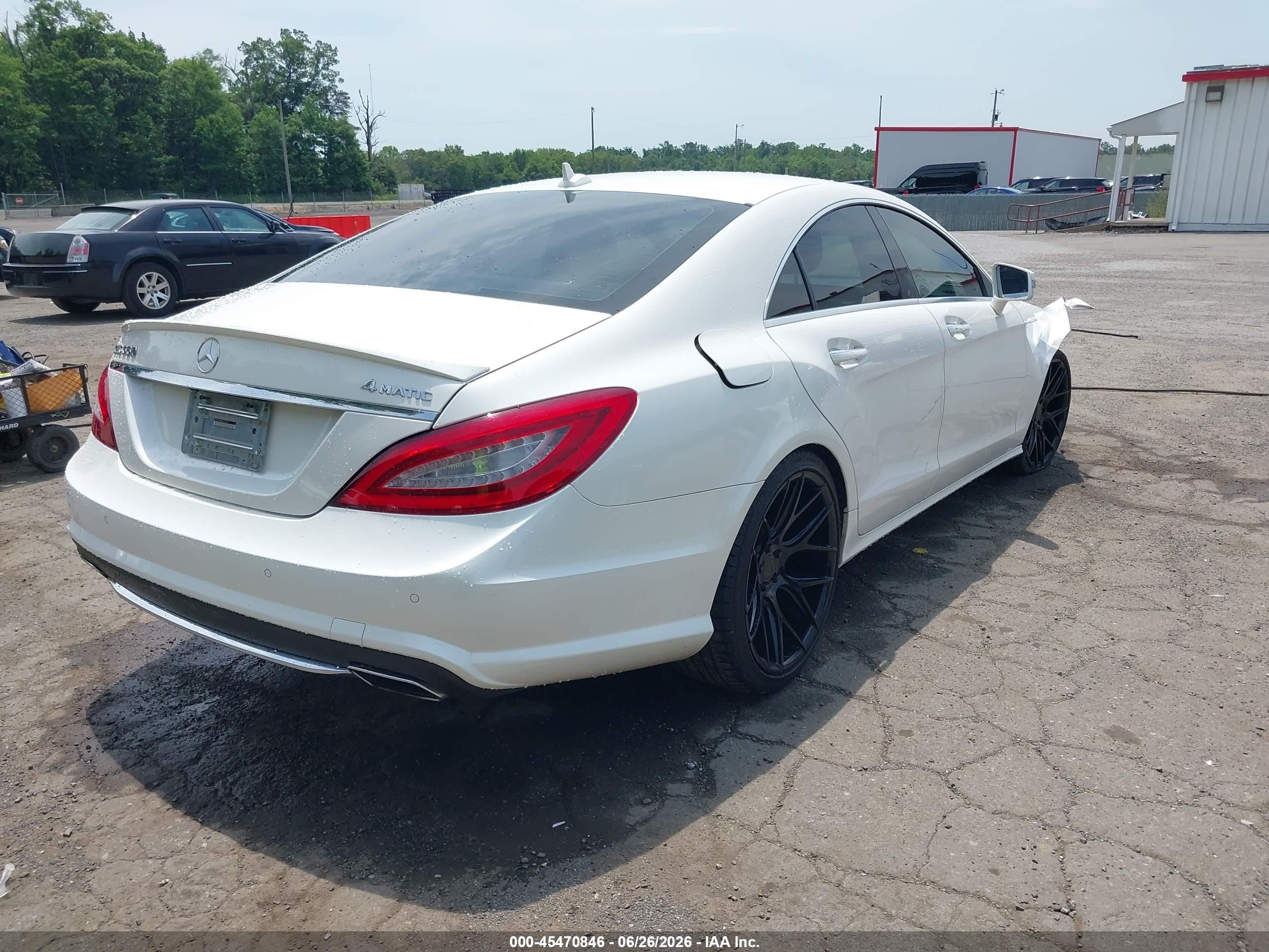 2013 Mercedes-benz Cls 550 4matic White vin: WDDLJ9BB8DA059543