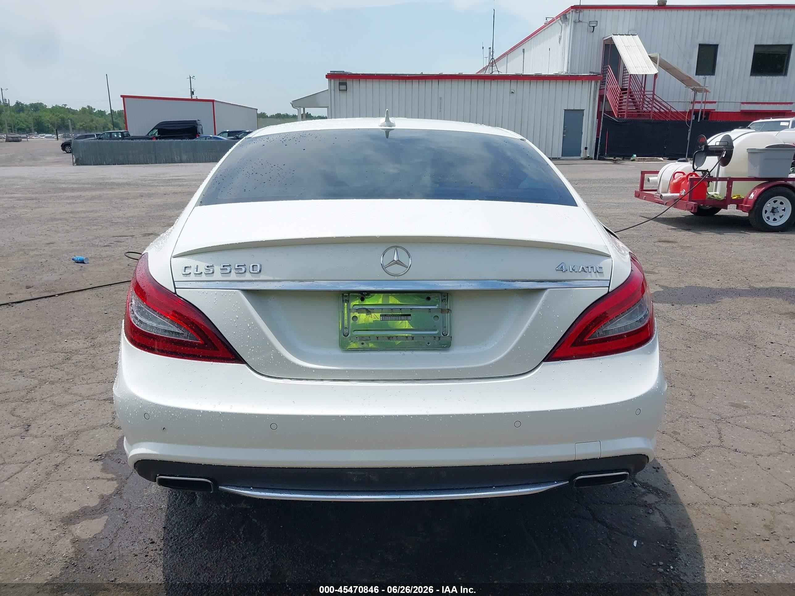 2013 Mercedes-benz Cls 550 4matic White vin: WDDLJ9BB8DA059543