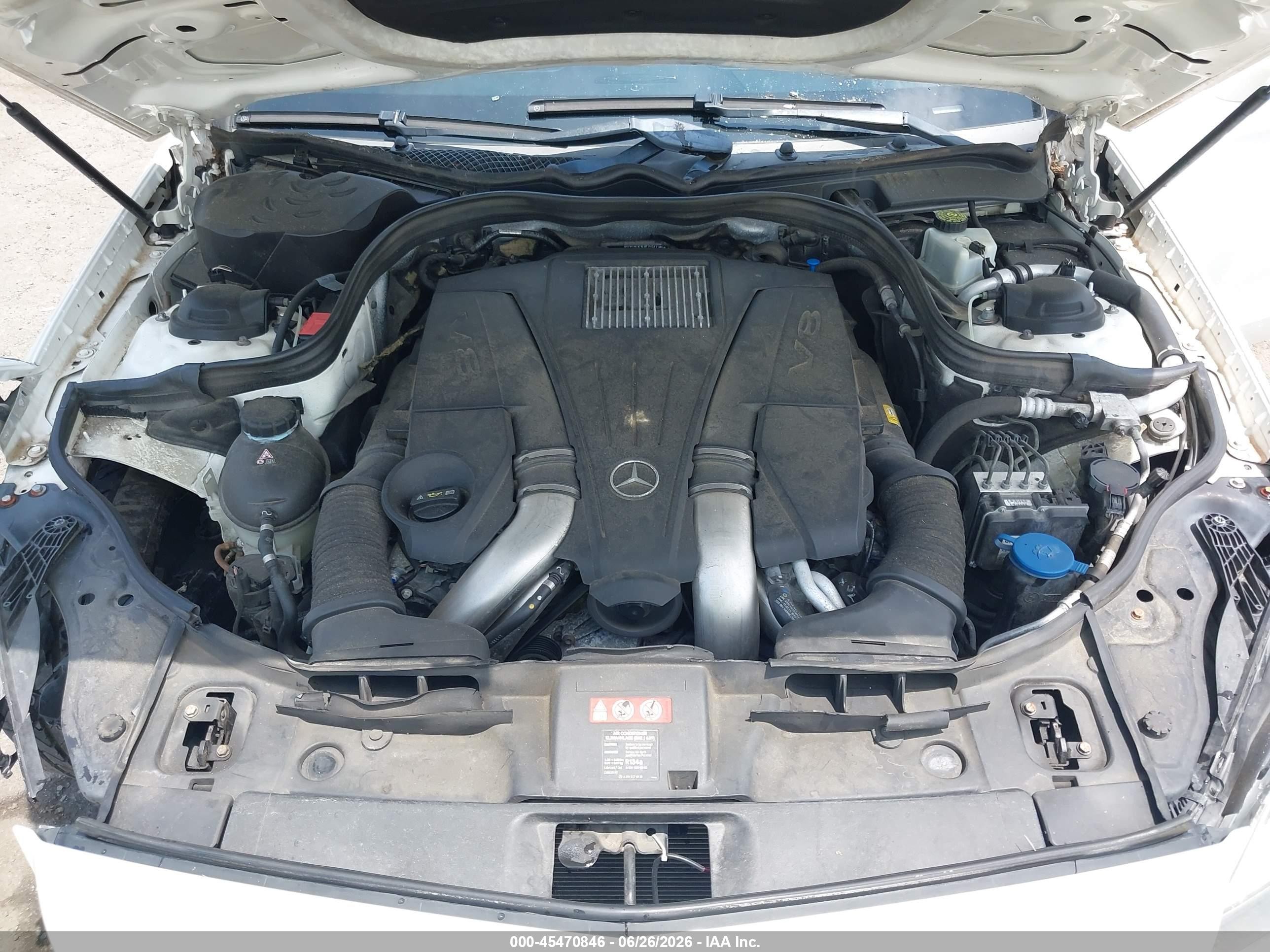 2013 Mercedes-benz Cls 550 4matic White vin: WDDLJ9BB8DA059543