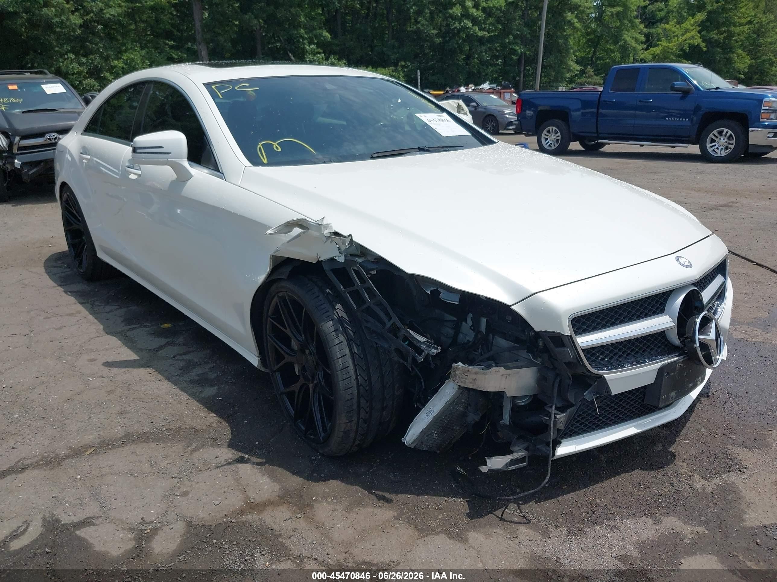 2013 Mercedes-benz Cls 550 4matic White vin: WDDLJ9BB8DA059543