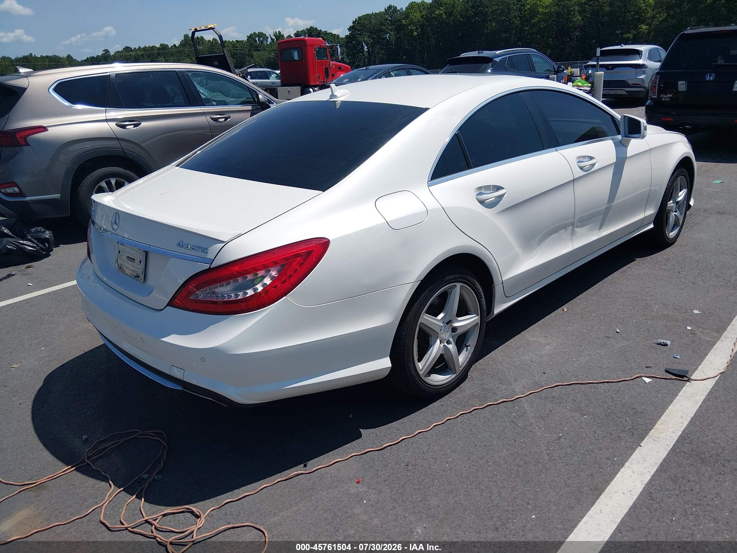 2013 Mercedes-benz Cls 550 4matic White vin: WDDLJ9BB8DA064922