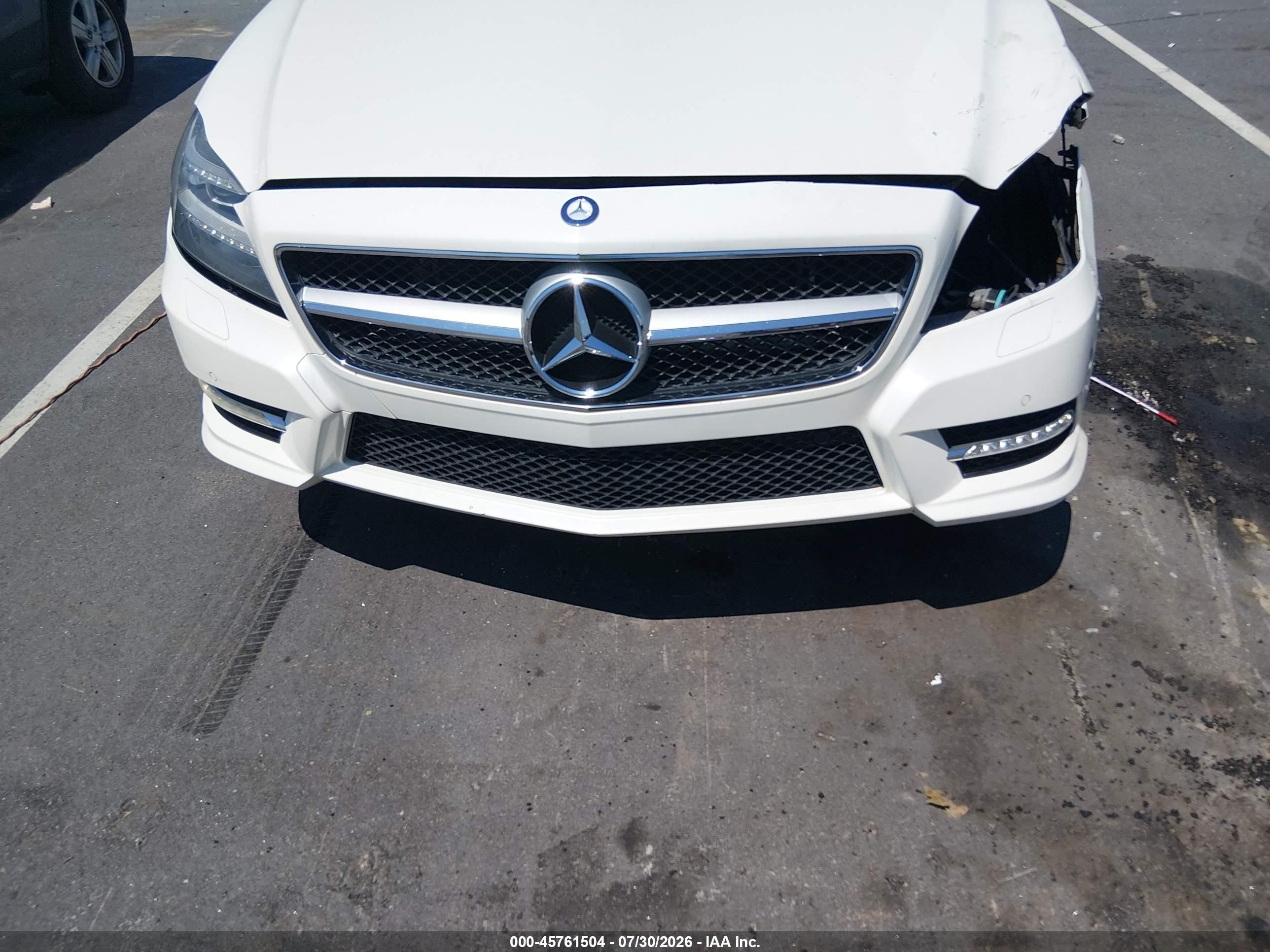 2013 Mercedes-benz Cls 550 4matic White vin: WDDLJ9BB8DA064922