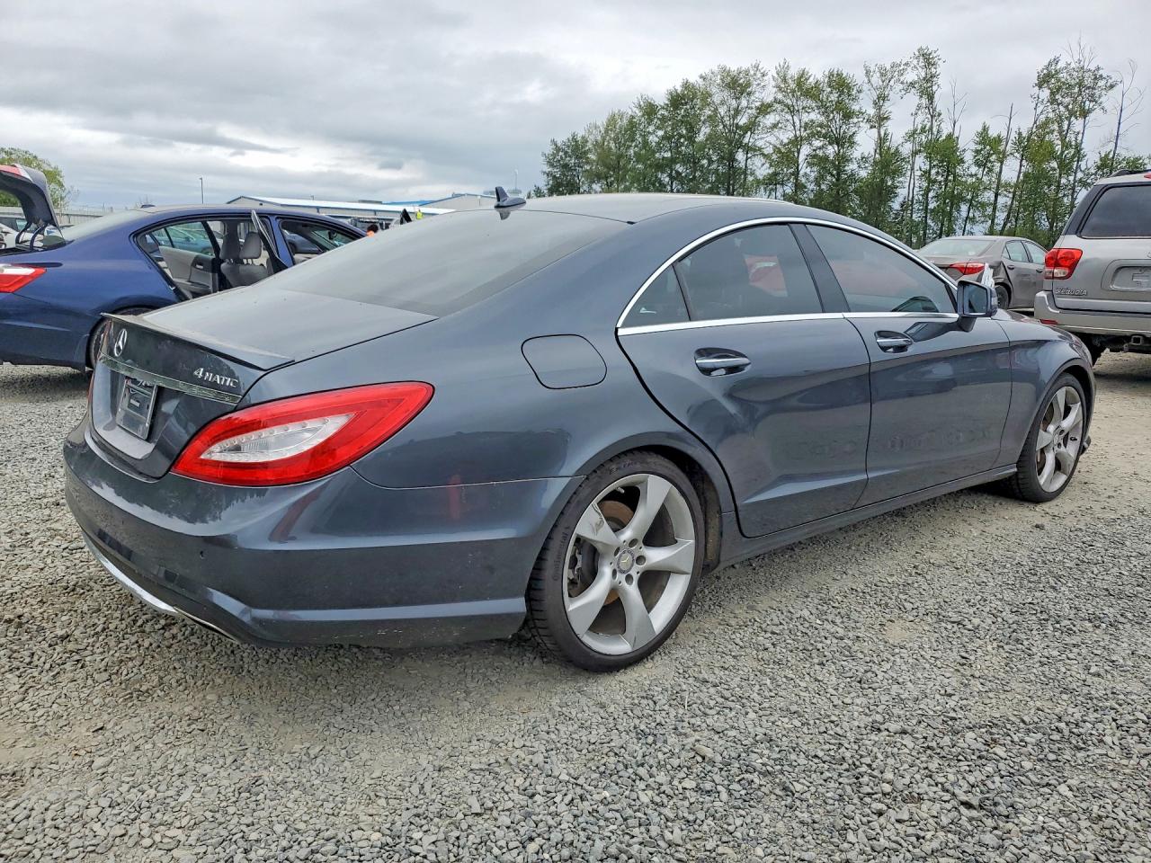 2014 Mercedes-benz Cls 550 4matic Серый vin: WDDLJ9BB8EA089899