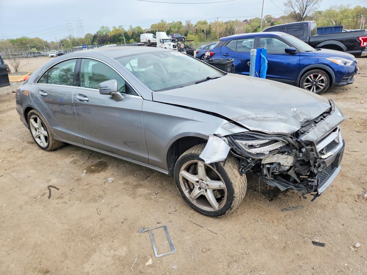 2014 Mercedes-benz Cls 550 4matic Серый vin: WDDLJ9BB8EA102392