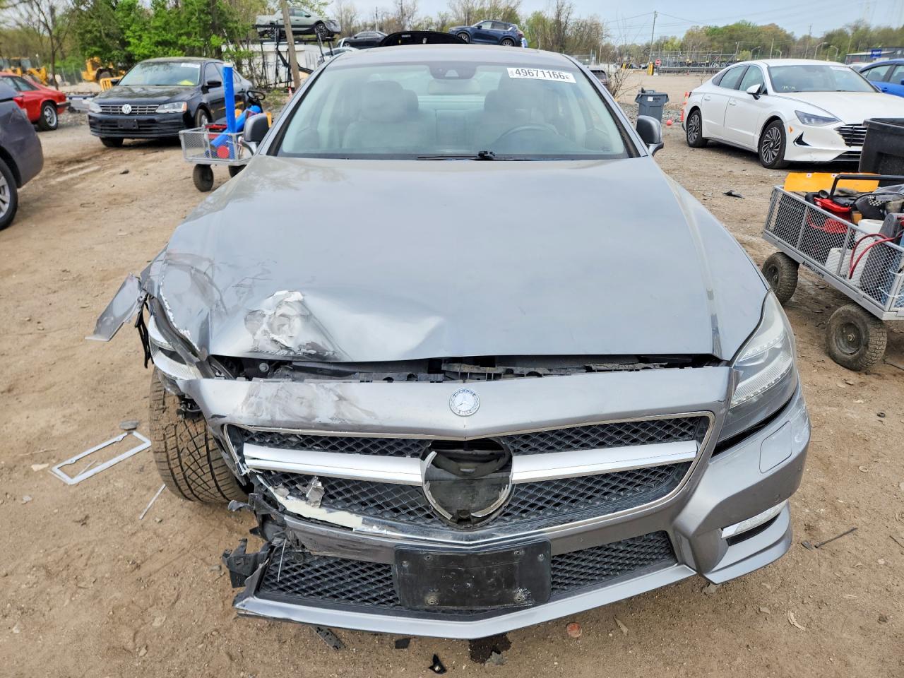 2014 Mercedes-benz Cls 550 4matic Серый vin: WDDLJ9BB8EA102392