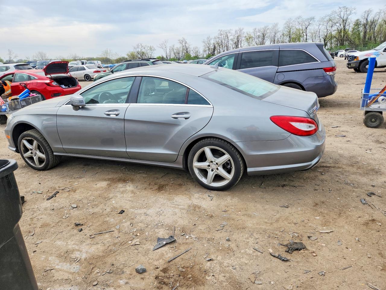 2014 Mercedes-benz Cls 550 4matic Серый vin: WDDLJ9BB8EA102392