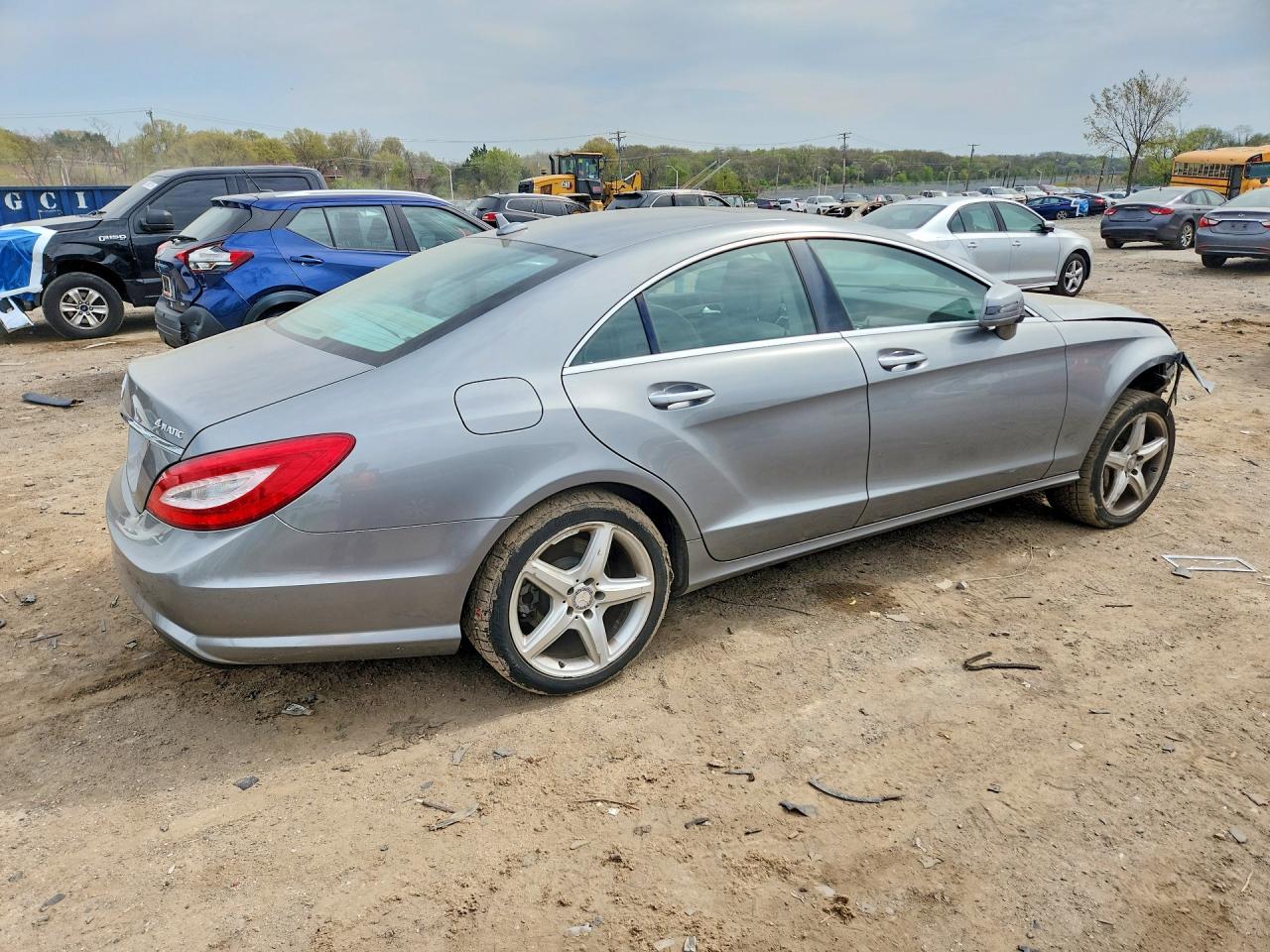 2014 Mercedes-benz Cls 550 4matic Серый vin: WDDLJ9BB8EA102392