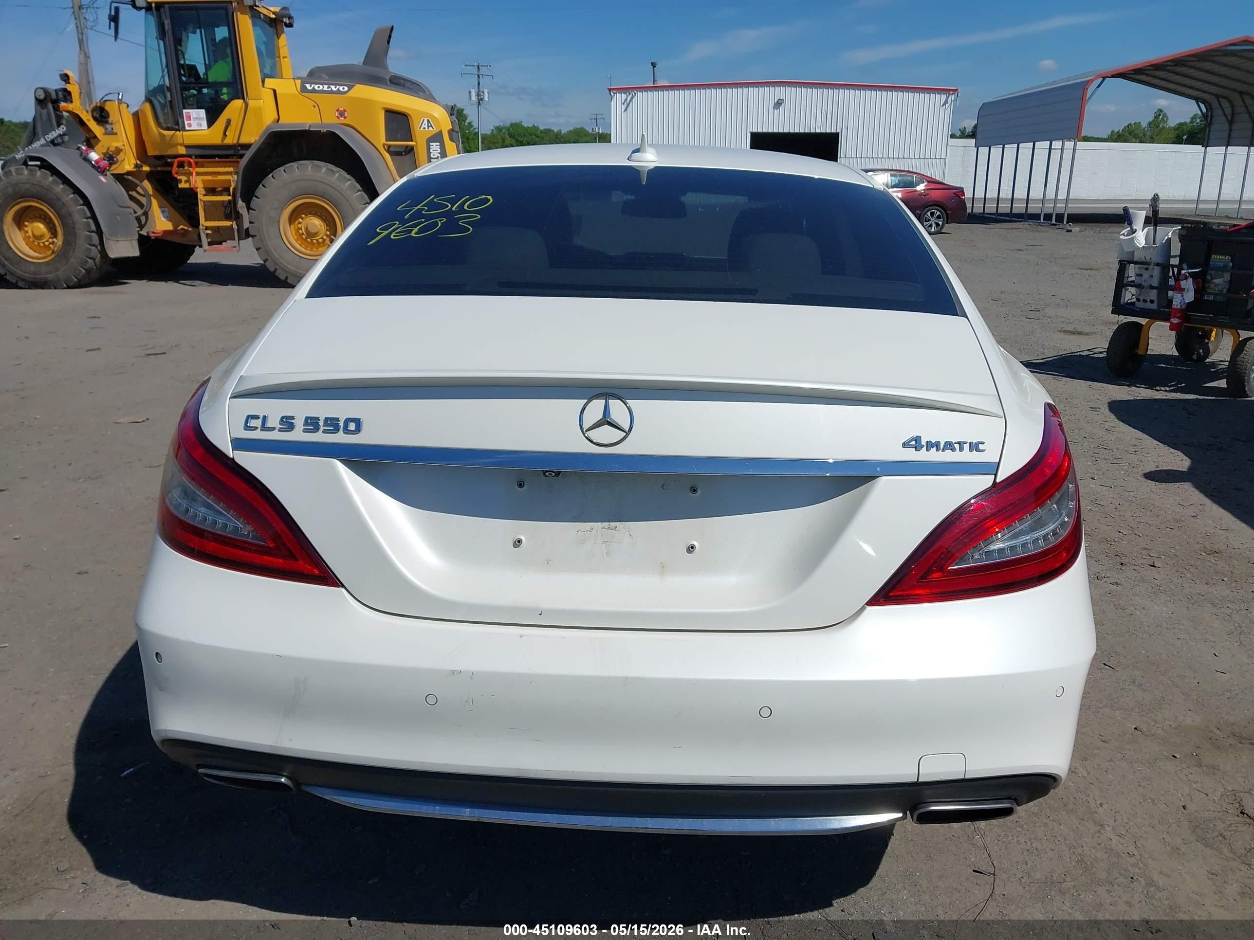 2017 Mercedes-benz Cls 550 4matic White vin: WDDLJ9BB8HA189764