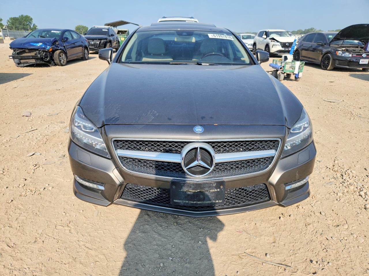 2012 Mercedes-benz Cls 550 4matic Tan vin: WDDLJ9BB9CA041874