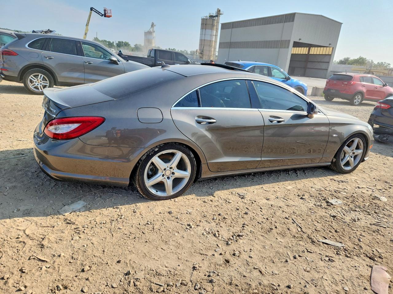 2012 Mercedes-benz Cls 550 4matic Tan vin: WDDLJ9BB9CA041874