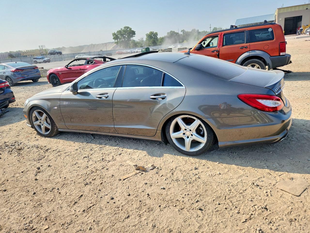 2012 Mercedes-benz Cls 550 4matic Tan vin: WDDLJ9BB9CA041874