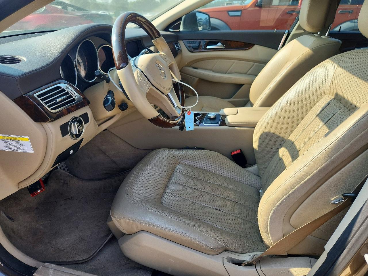 2012 Mercedes-benz Cls 550 4matic Tan vin: WDDLJ9BB9CA041874