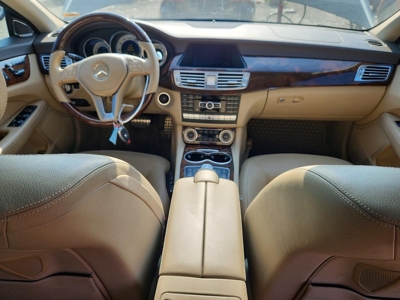 2012 Mercedes-benz Cls 550 4matic Tan vin: WDDLJ9BB9CA041874