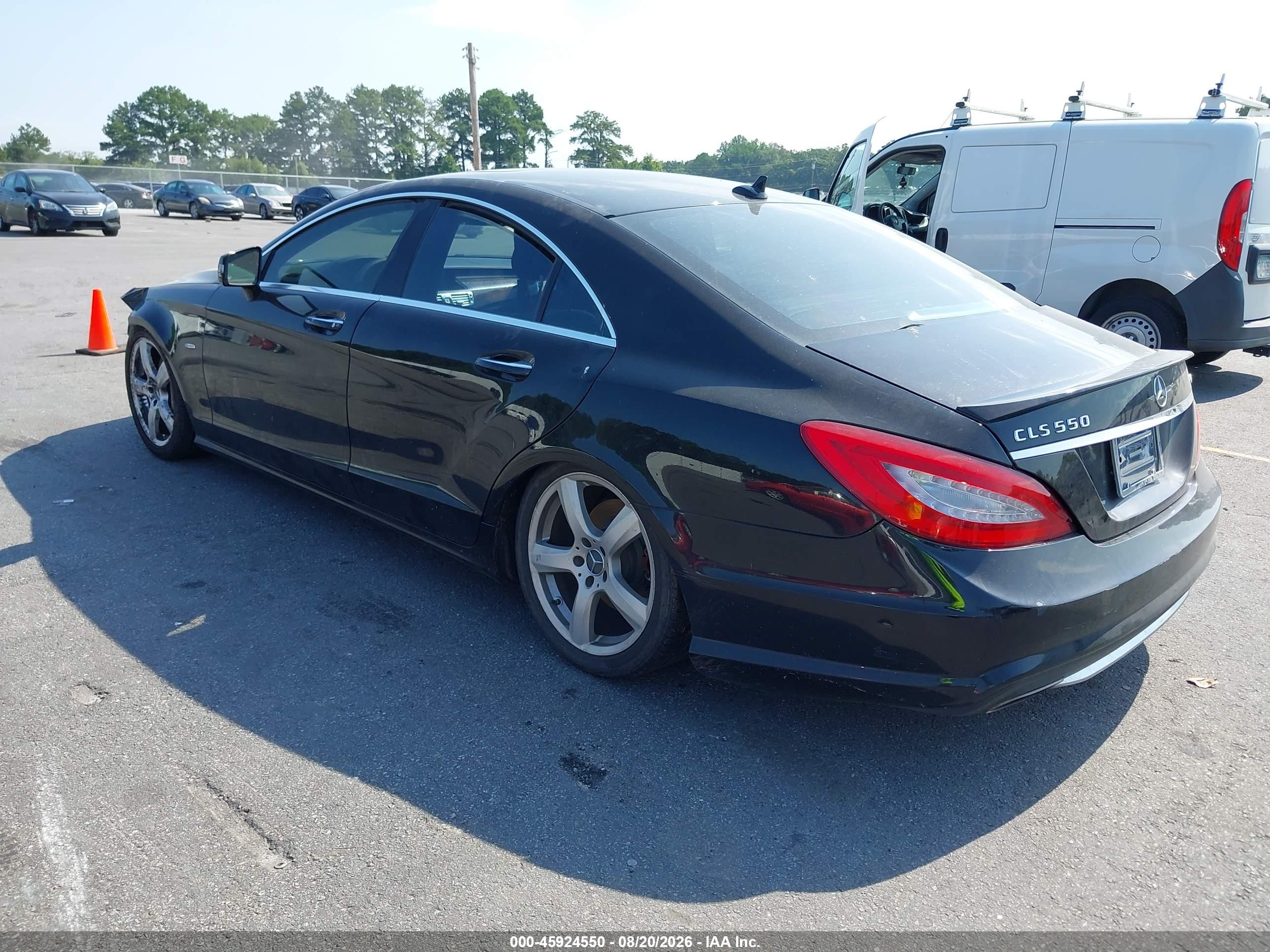 2012 Mercedes-benz Cls 550 4matic Black vin: WDDLJ9BB9CA048730