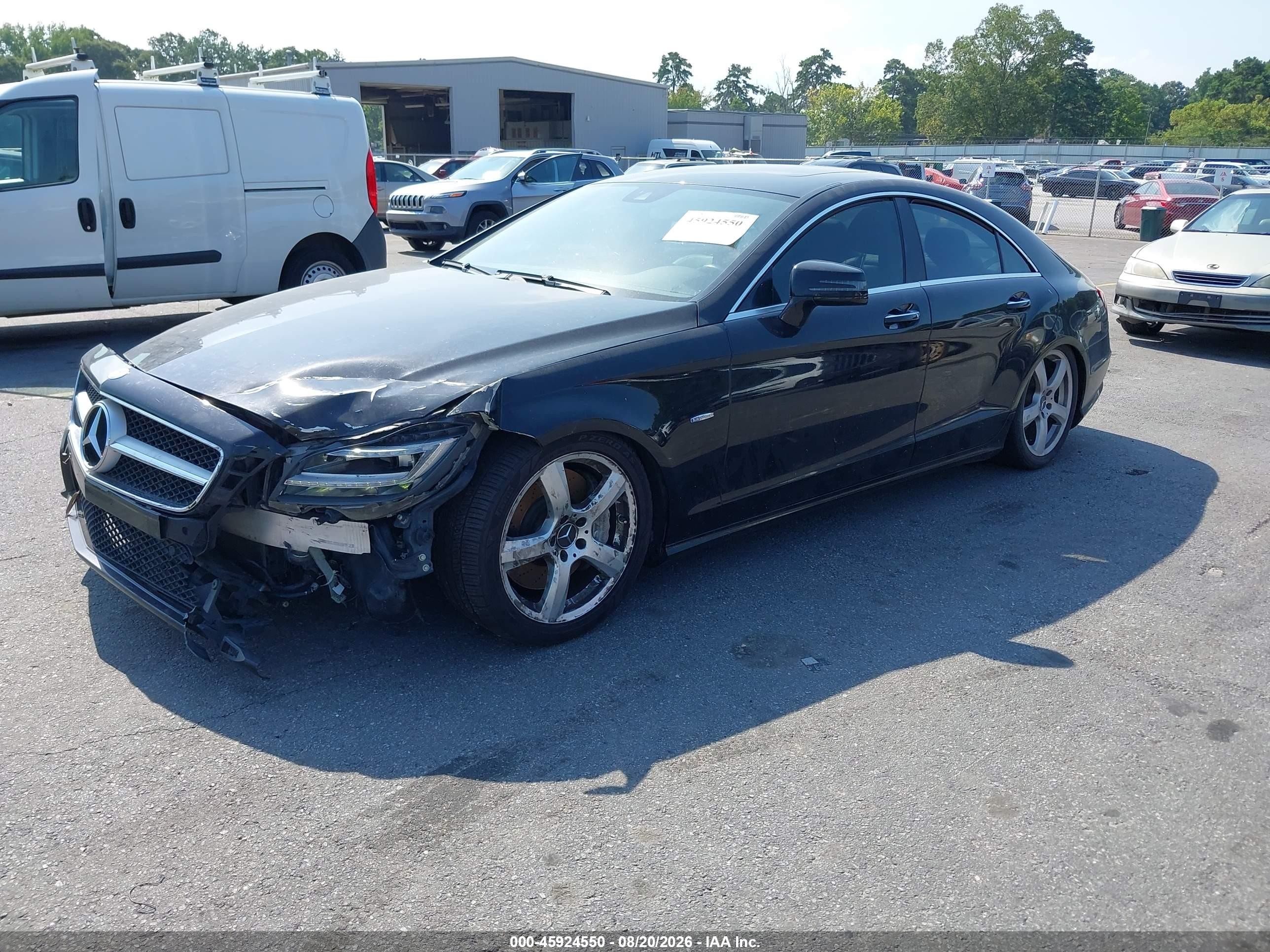 2012 Mercedes-benz Cls 550 4matic Black vin: WDDLJ9BB9CA048730