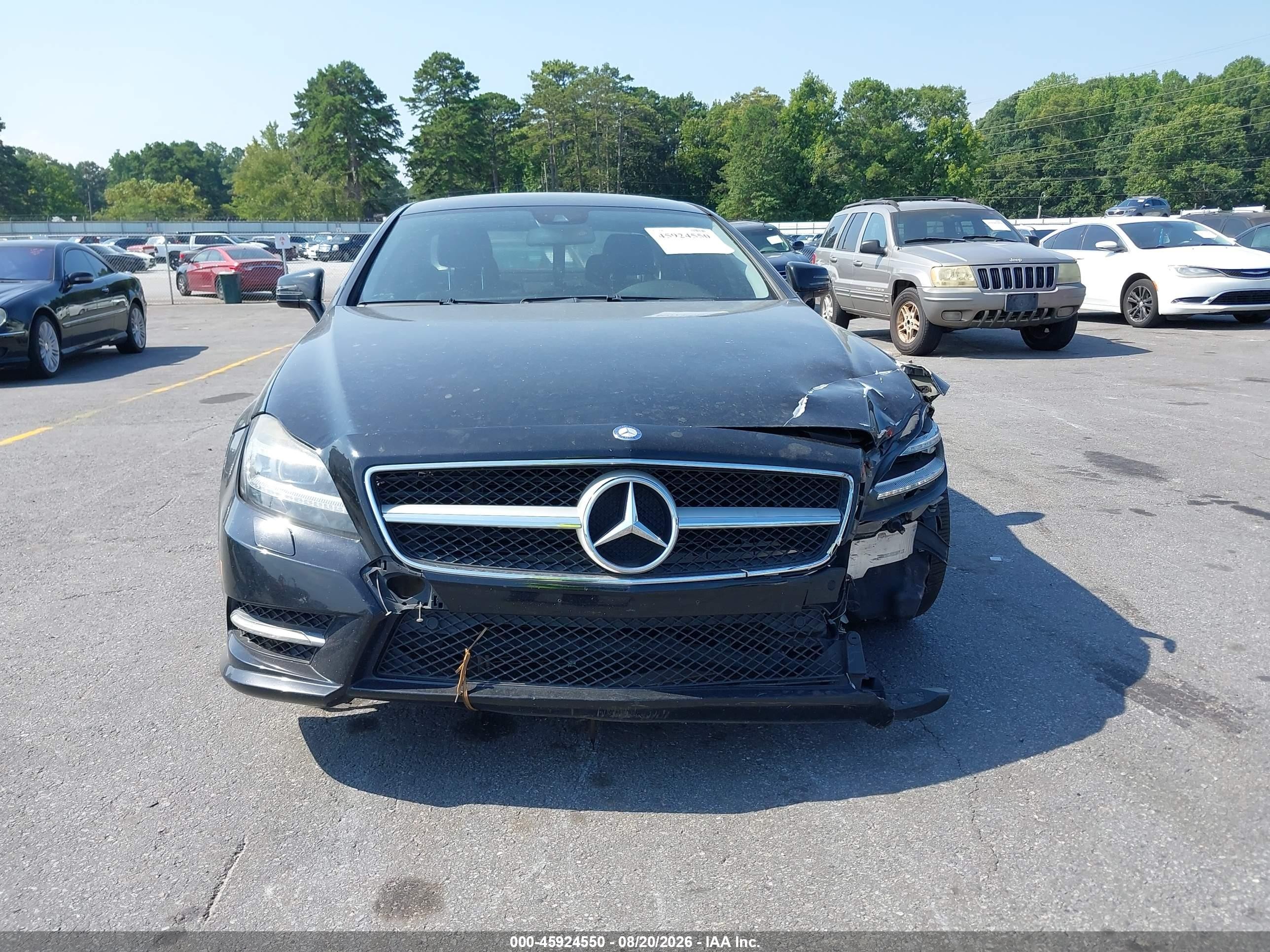 2012 Mercedes-benz Cls 550 4matic Black vin: WDDLJ9BB9CA048730