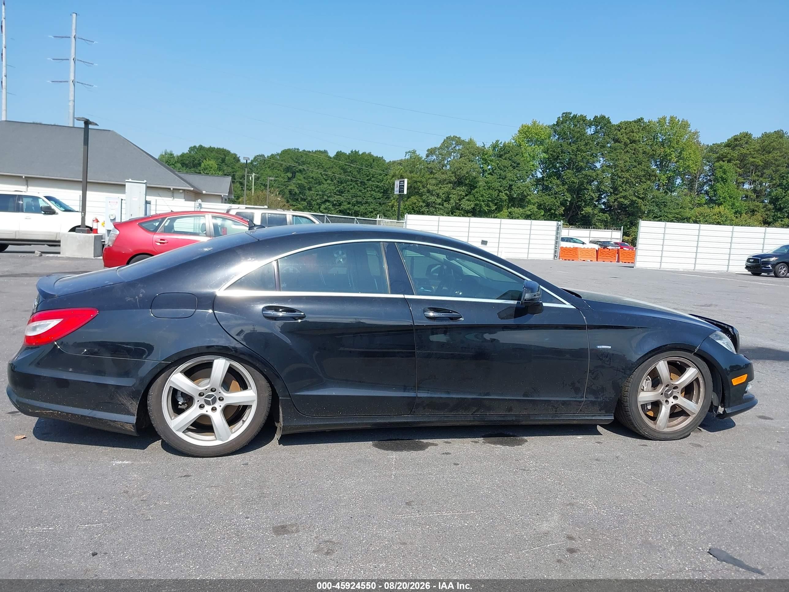 2012 Mercedes-benz Cls 550 4matic Black vin: WDDLJ9BB9CA048730