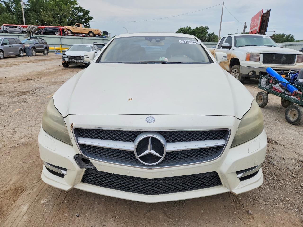 2012 Mercedes-benz Cls 550 4matic White vin: WDDLJ9BBXCA055069
