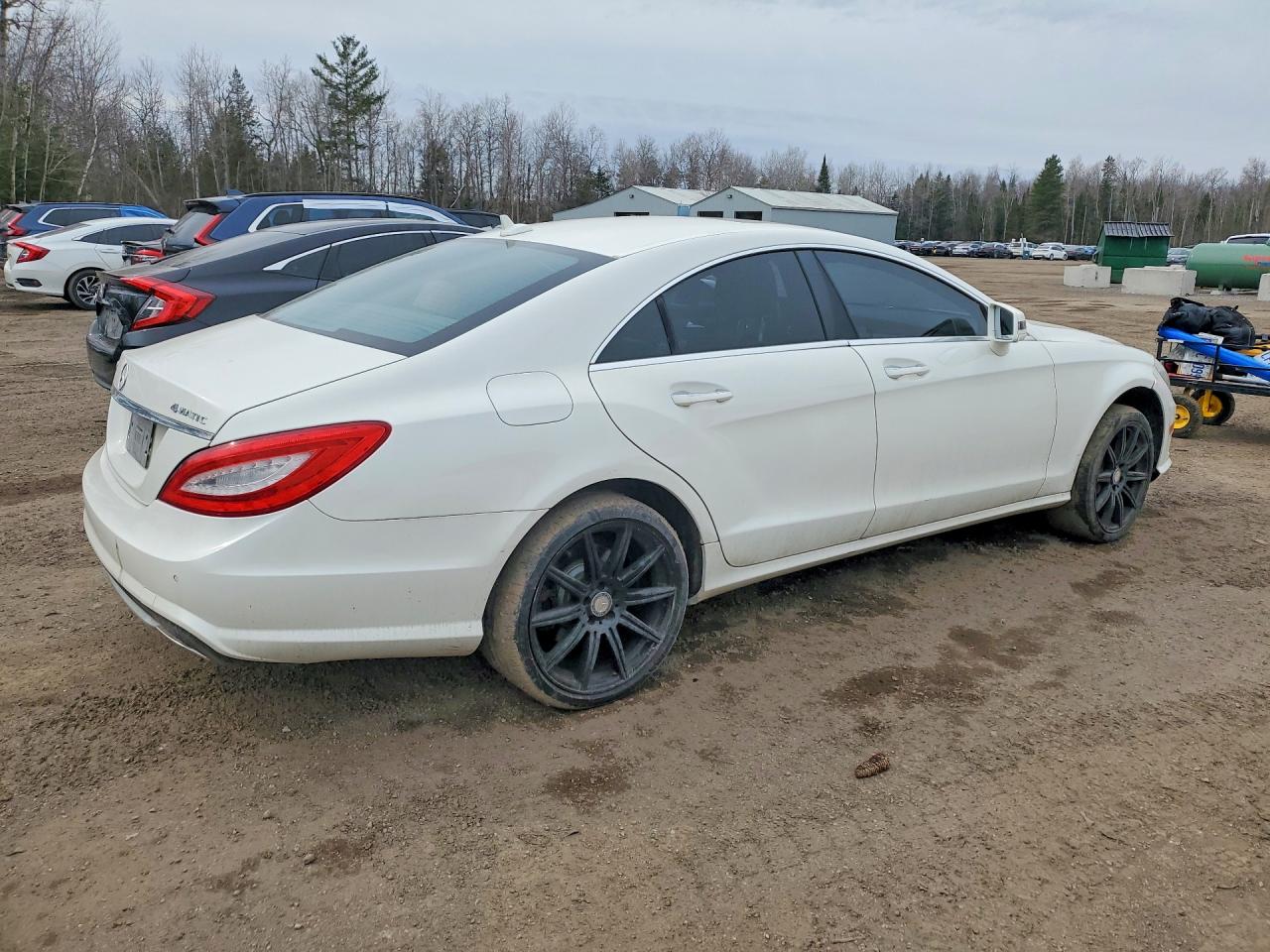 2013 Mercedes-benz Cls 550 4matic White vin: WDDLJ9BBXDA066039