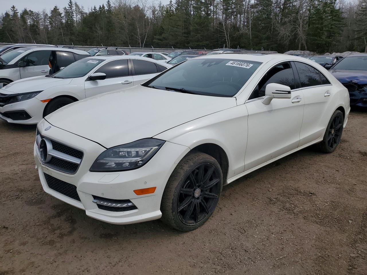 2013 Mercedes-benz Cls 550 4matic White vin: WDDLJ9BBXDA066039