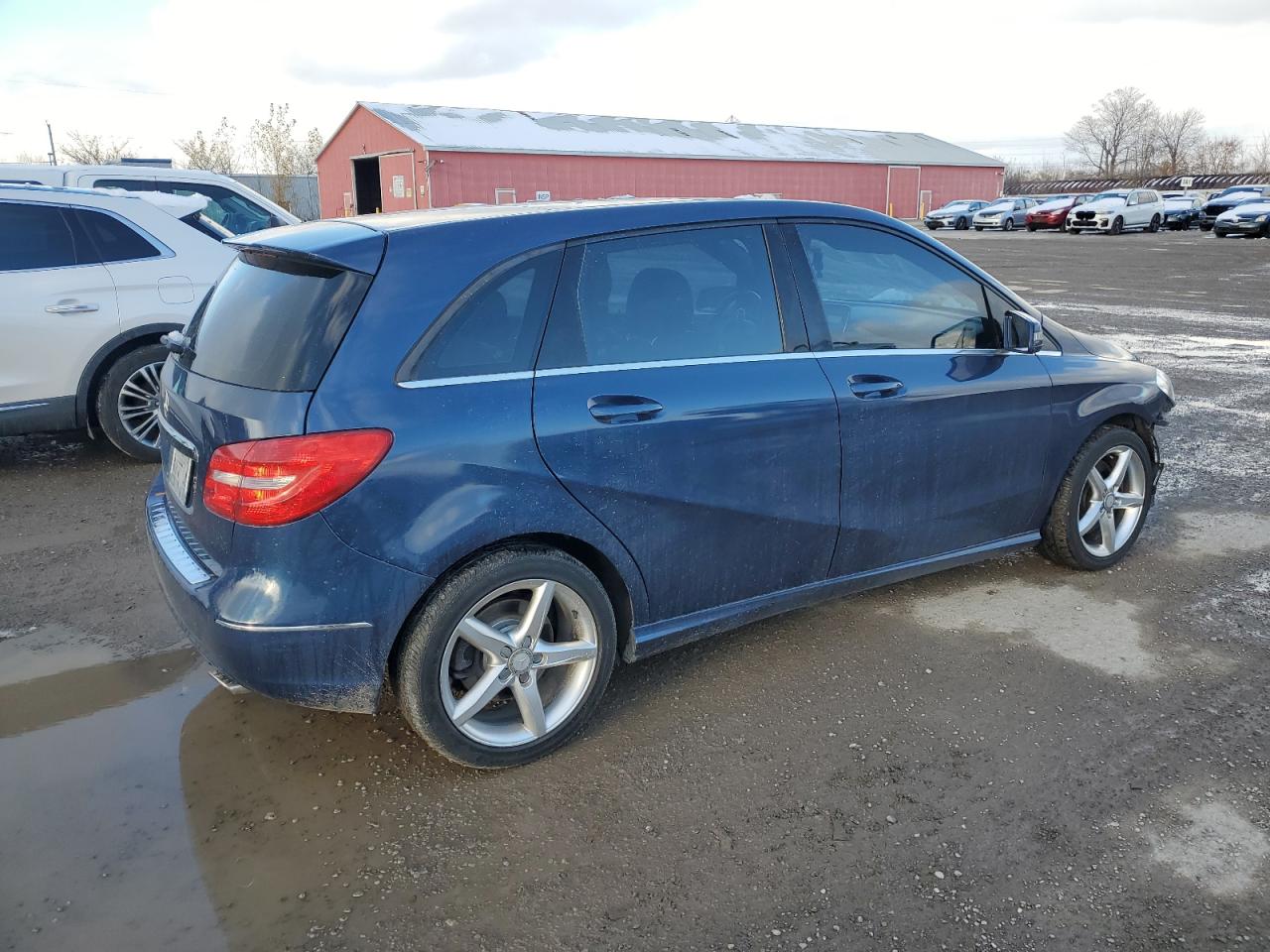2013 Mercedes-benz B250 Синий vin: WDDMH4EB1DJ126160
