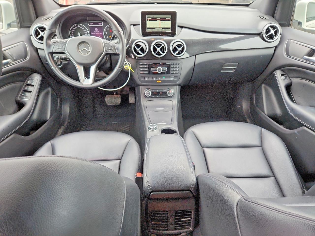 2014 Mercedes-benz B250 White vin: WDDMH4EB6EJ183083