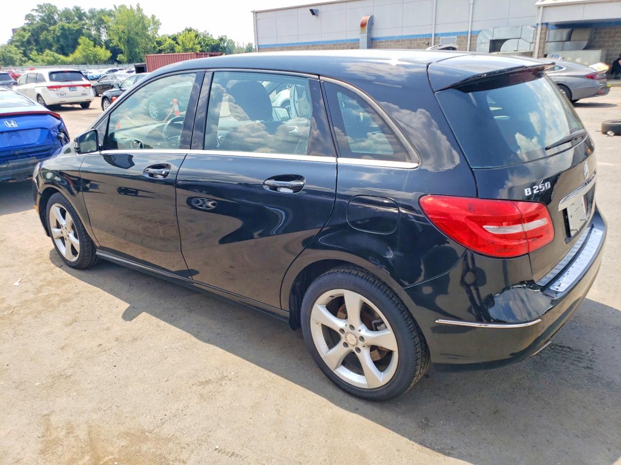 2014 Mercedes-benz B250 Black vin: WDDMH4EB8EJ187989