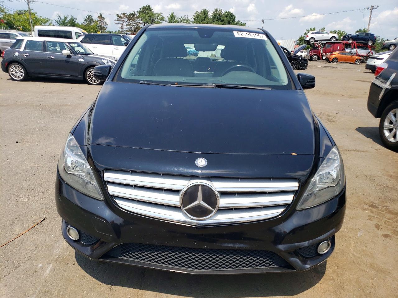 2014 Mercedes-benz B250 Black vin: WDDMH4EB8EJ187989