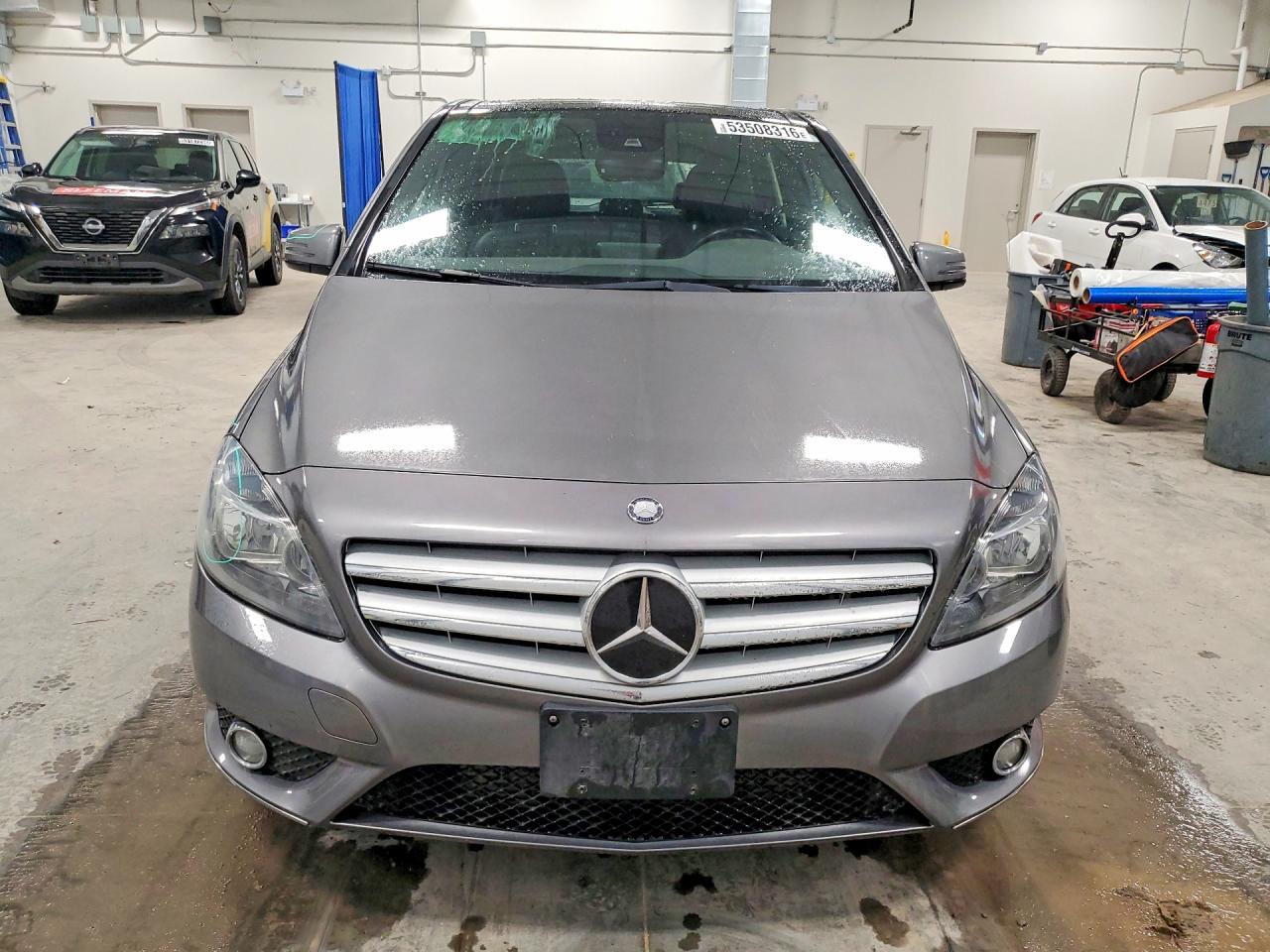 2014 Mercedes-benz B250 Серый vin: WDDMH4EB8EJ201650