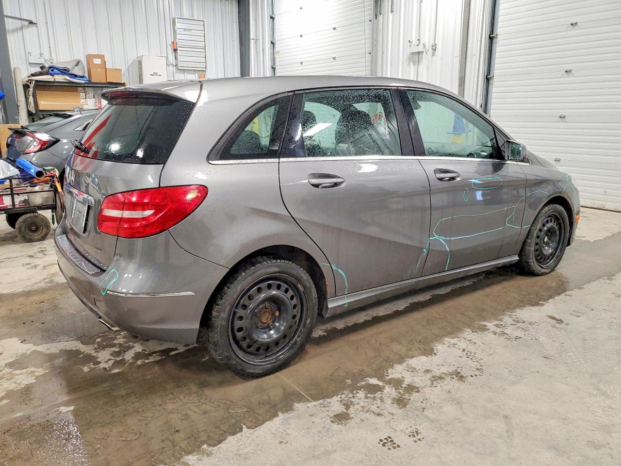 2014 Mercedes-benz B250 Серый vin: WDDMH4EB8EJ201650