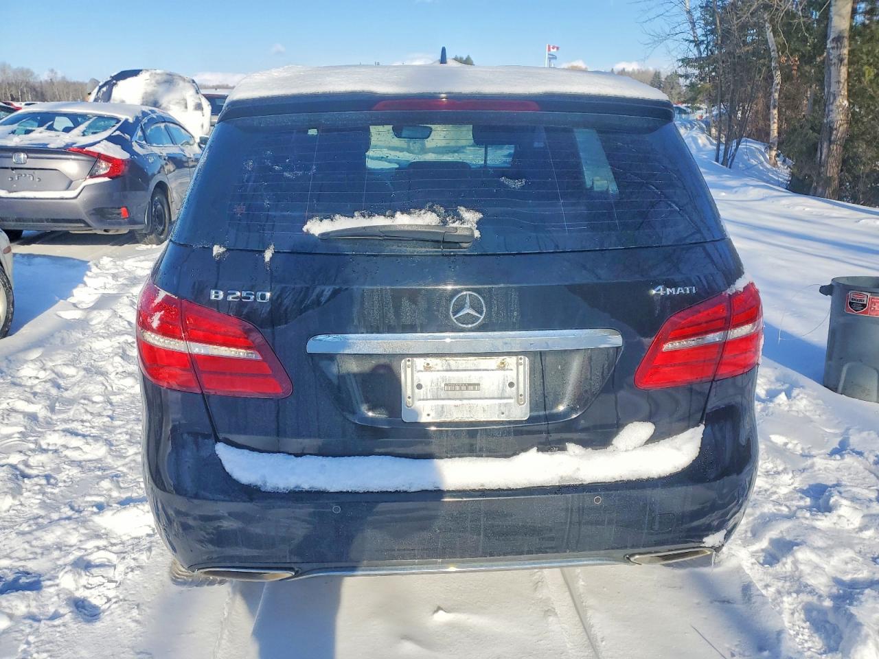2015 Mercedes-benz B 250 4matic Black vin: WDDMH4GB2FJ366236