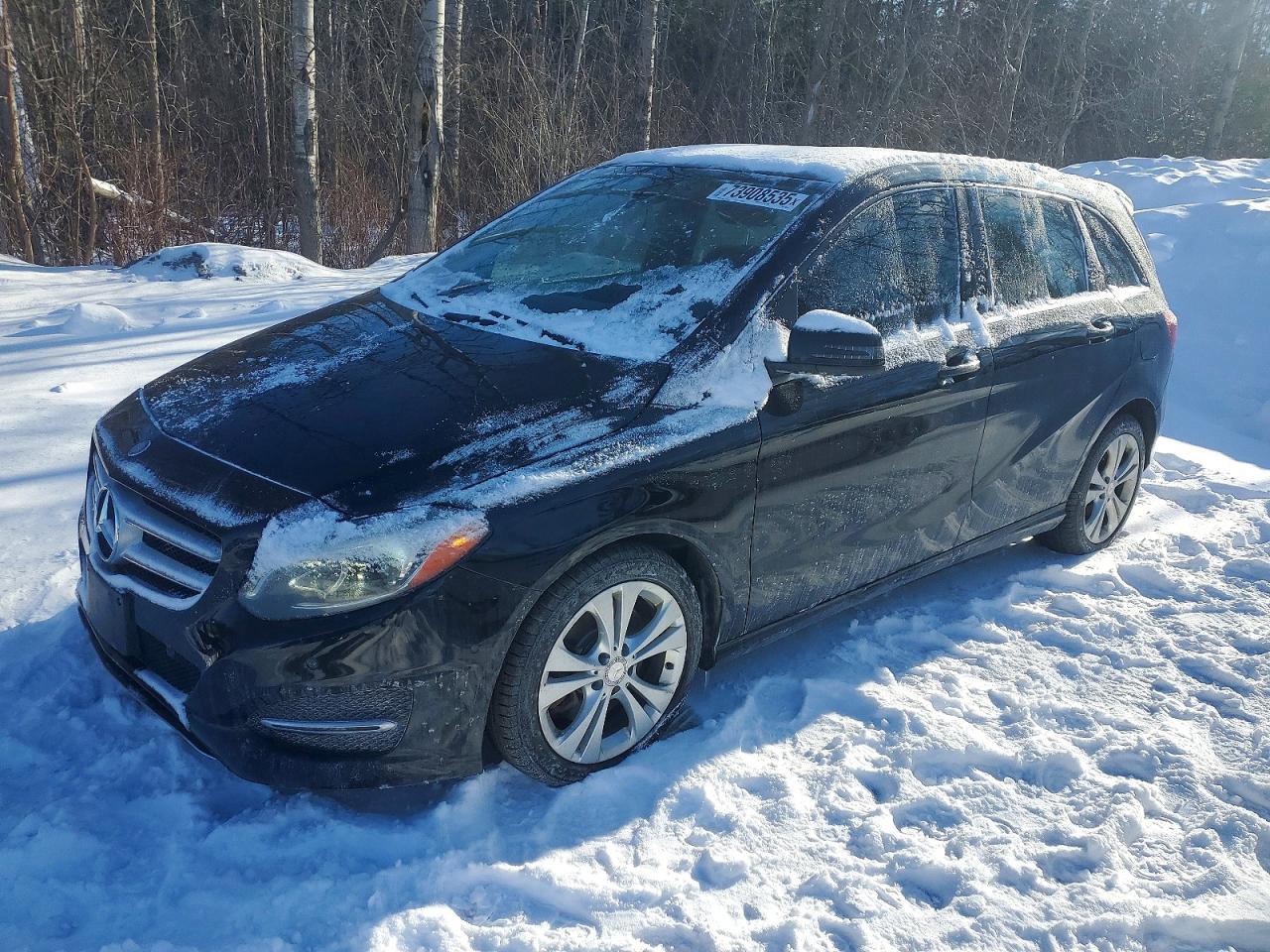 2015 Mercedes-benz B 250 4matic Black vin: WDDMH4GB2FJ366236