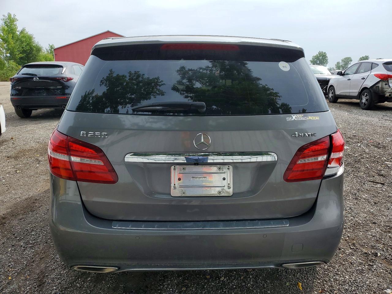 2015 Mercedes-benz B 250 4matic Gray vin: WDDMH4GB9FJ336473