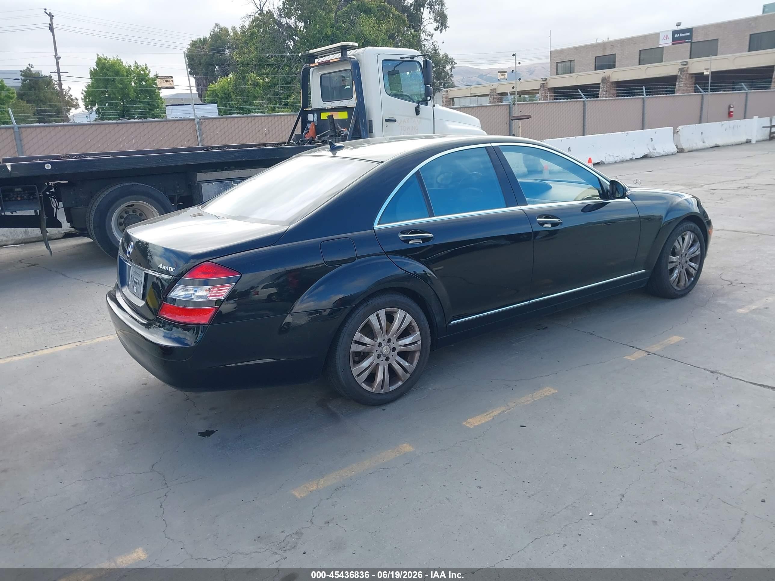 2009 Mercedes-benz S 450 4matic Черный vin: WDDNF84X29A285064