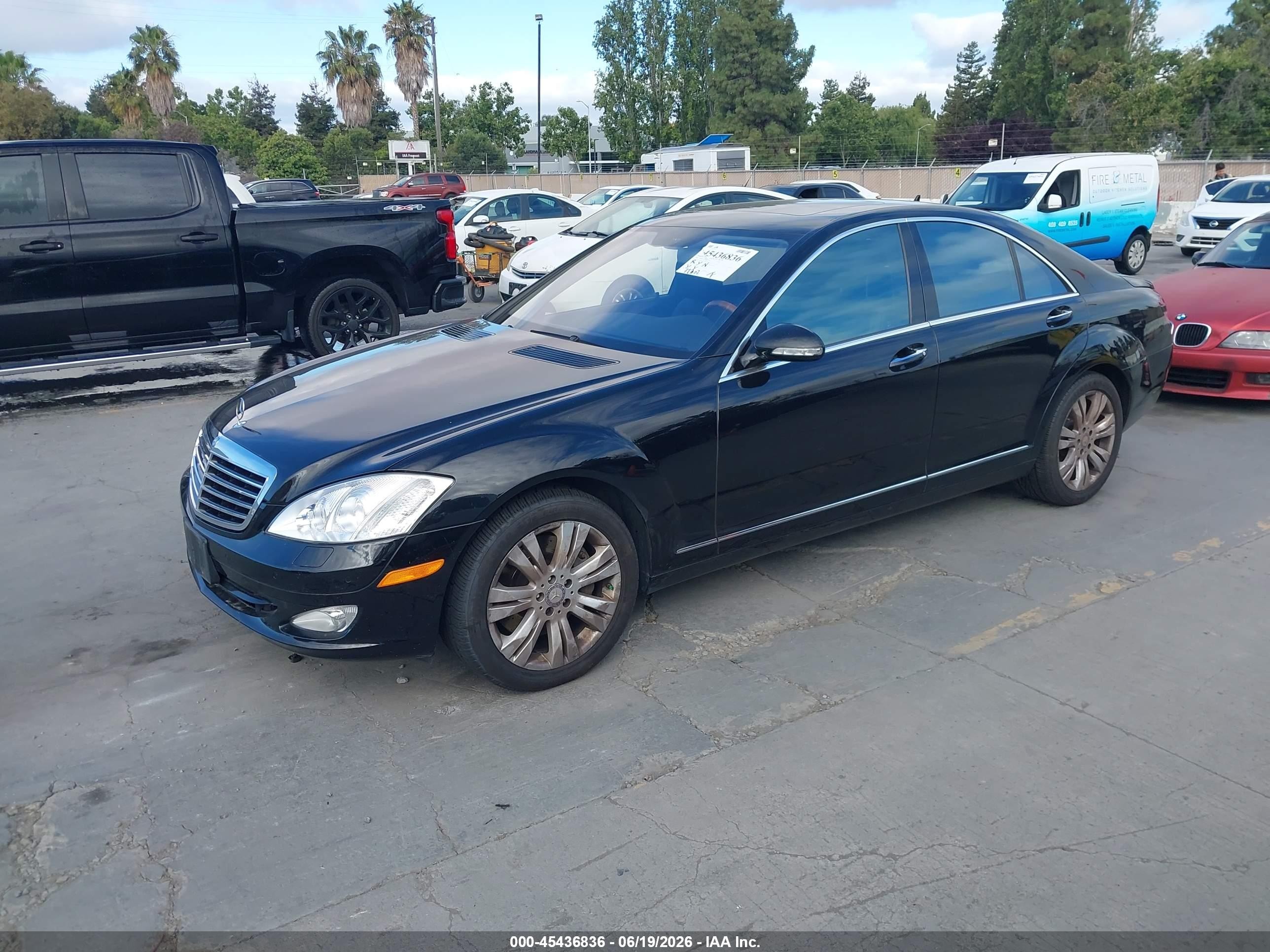 2009 Mercedes-benz S 450 4matic Черный vin: WDDNF84X29A285064