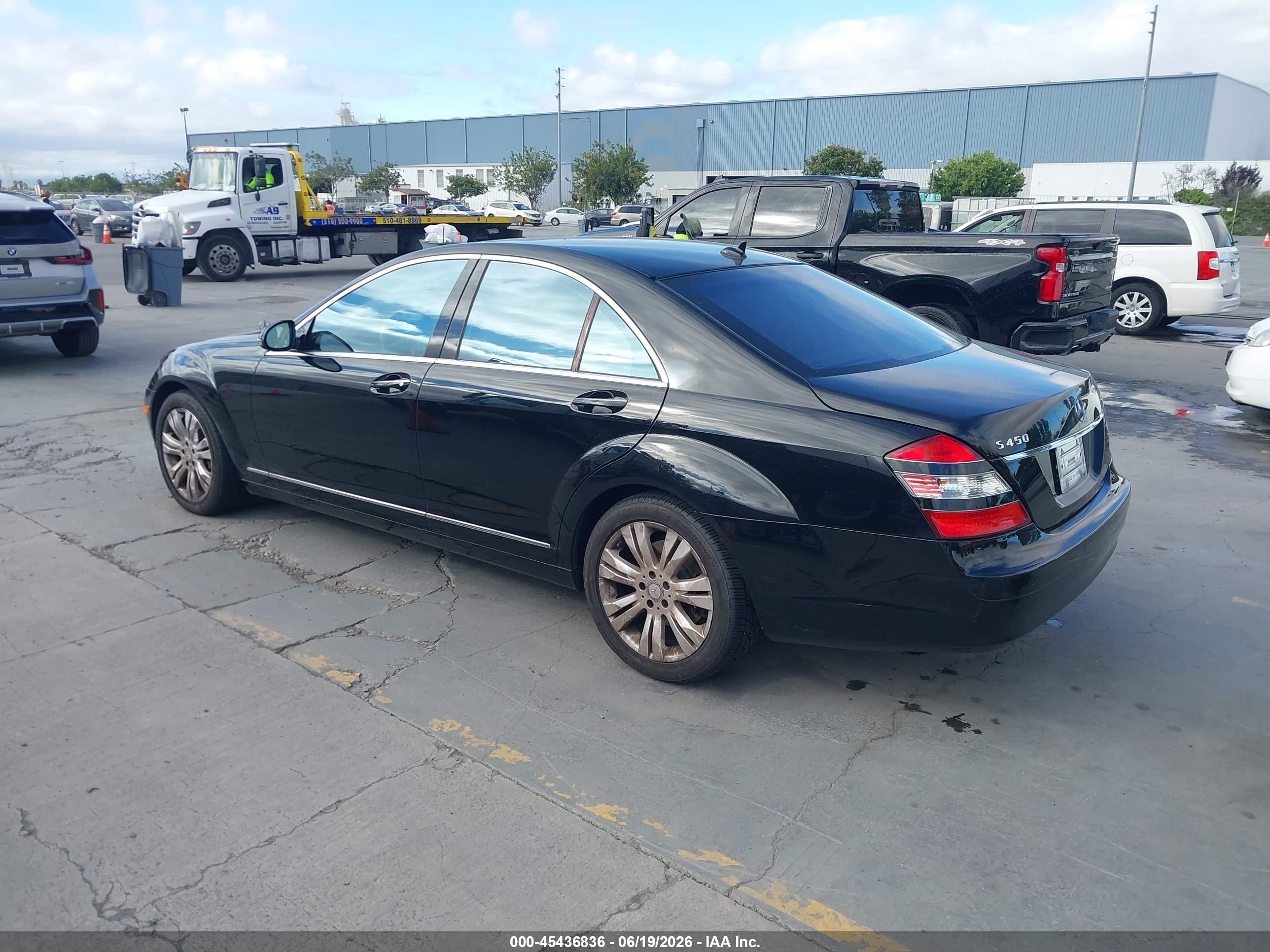 2009 Mercedes-benz S 450 4matic Черный vin: WDDNF84X29A285064
