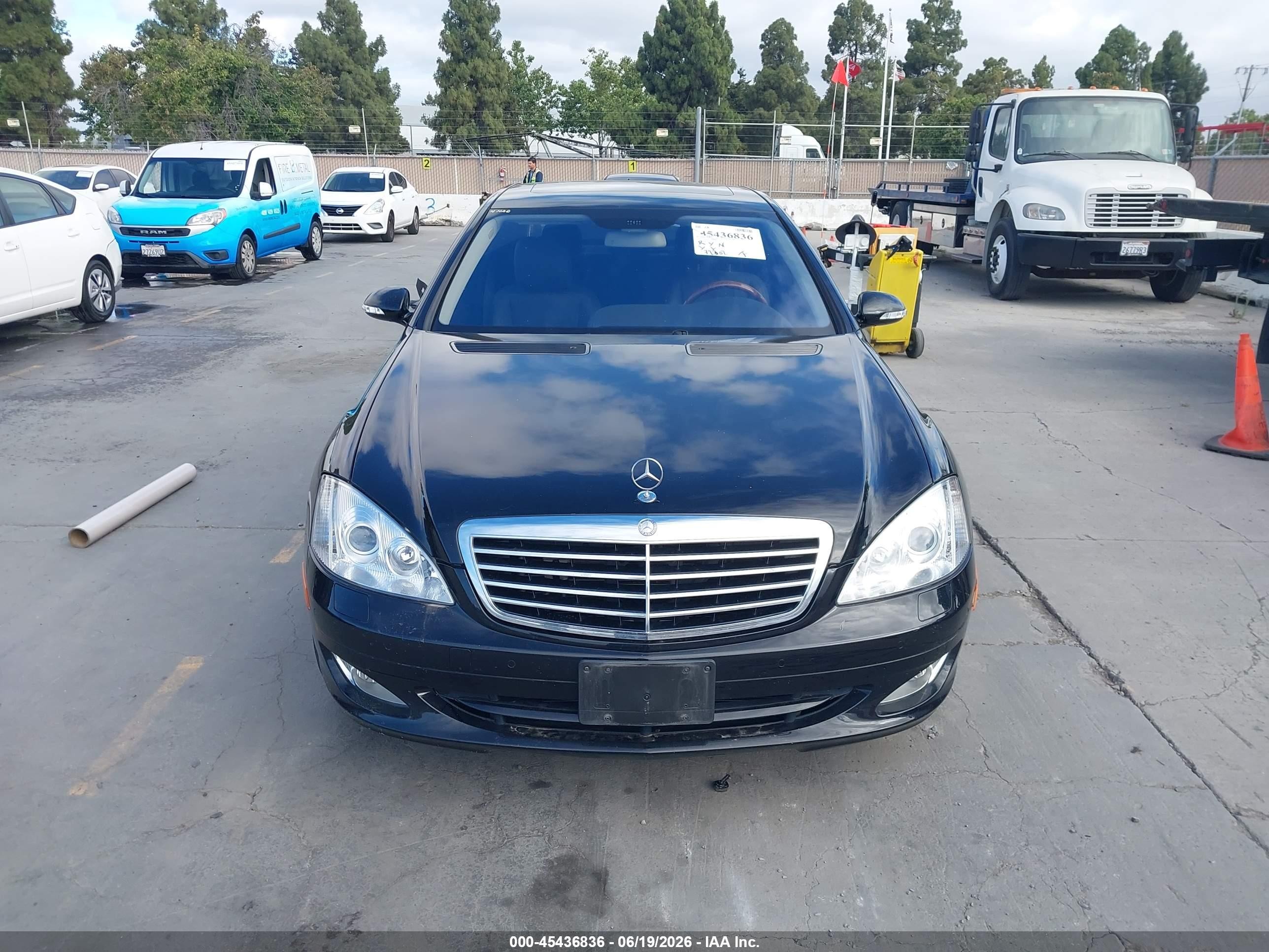 2009 Mercedes-benz S 450 4matic Черный vin: WDDNF84X29A285064