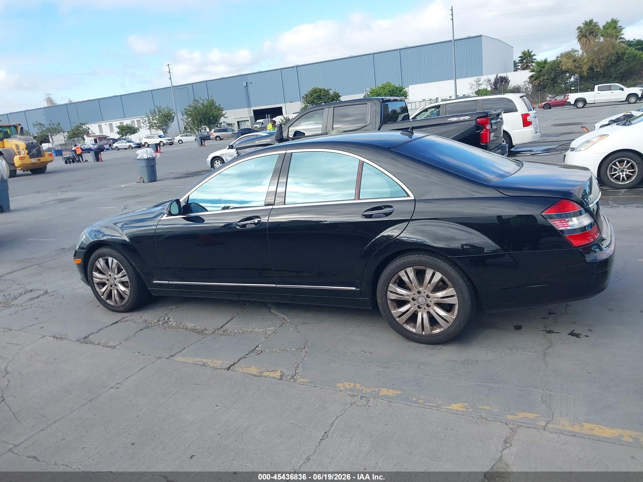 2009 Mercedes-benz S 450 4matic Черный vin: WDDNF84X29A285064