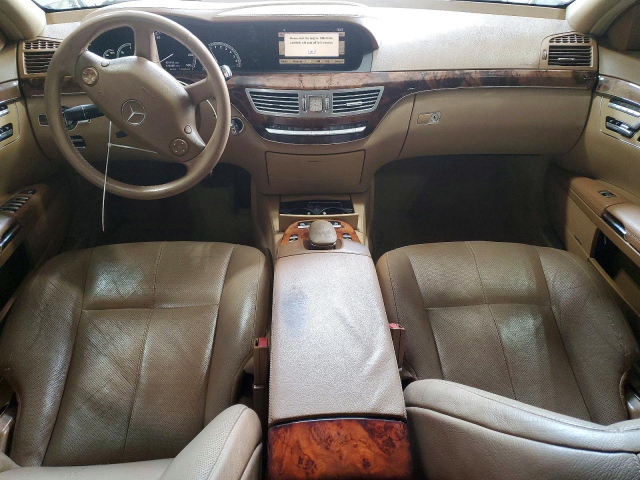 2007 Mercedes-benz S 550 White vin: WDDNG71X07A082134