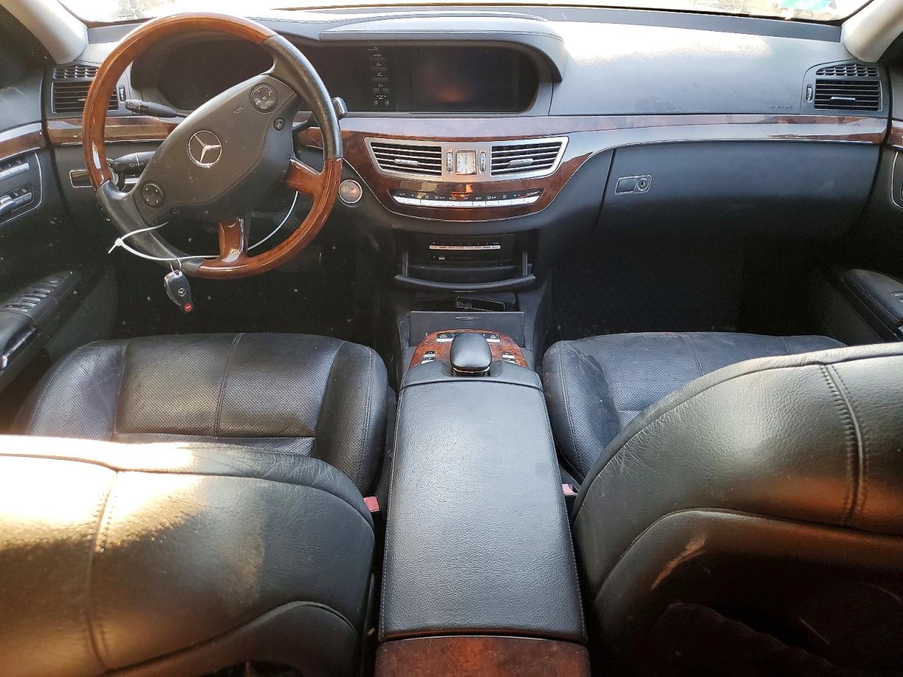 2007 Mercedes-benz S 550 Black vin: WDDNG71X07A115746