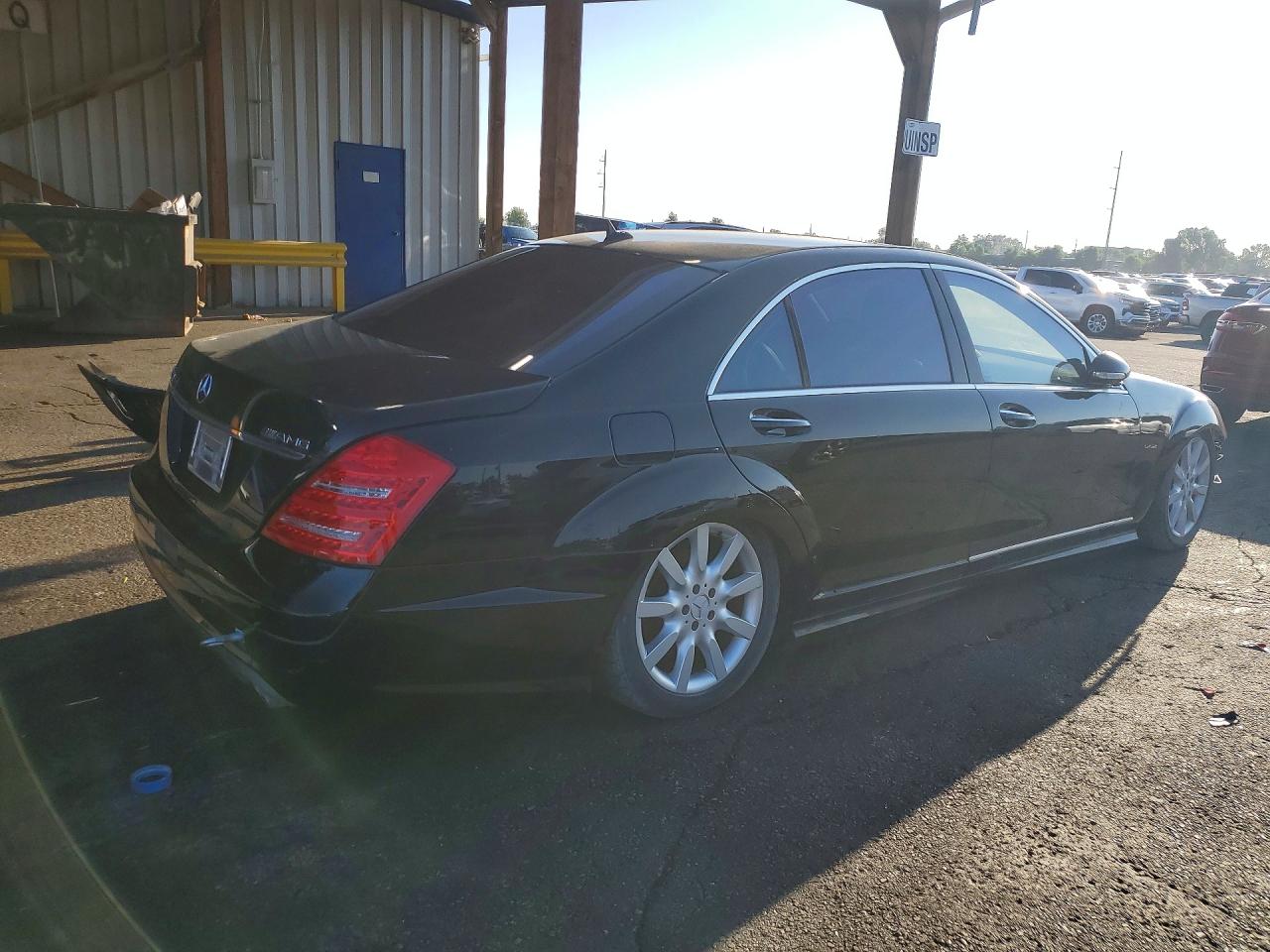 2007 Mercedes-benz S 550 Black vin: WDDNG71X07A115746