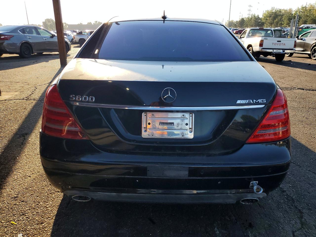 2007 Mercedes-benz S 550 Black vin: WDDNG71X07A115746