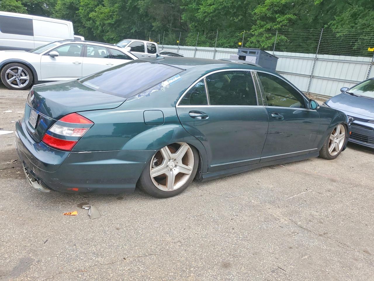 2008 Mercedes-benz S 550 Green vin: WDDNG71X08A236651