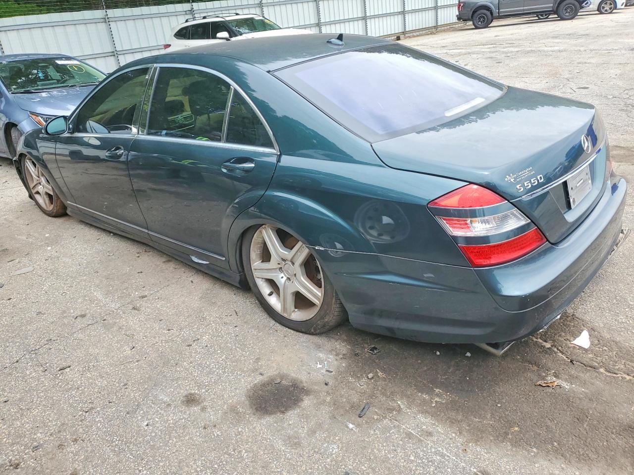 2008 Mercedes-benz S 550 Green vin: WDDNG71X08A236651