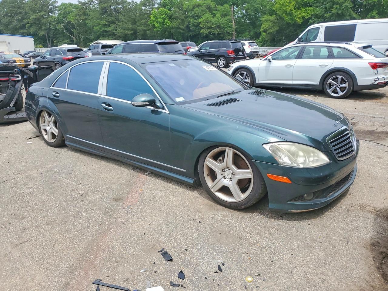 2008 Mercedes-benz S 550 Green vin: WDDNG71X08A236651