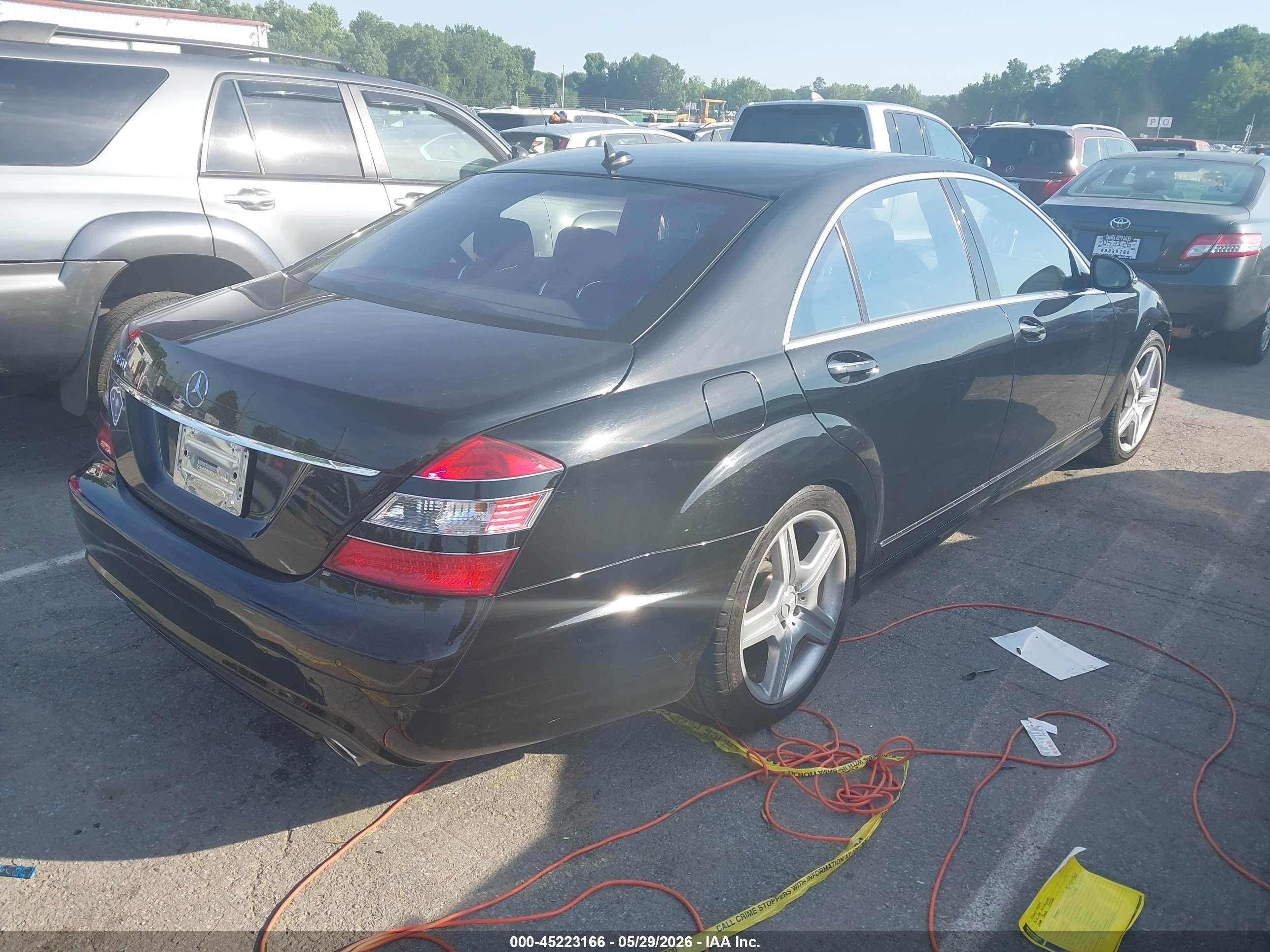 2008 Mercedes-benz S 550   Черный vin: WDDNG71X18A222158