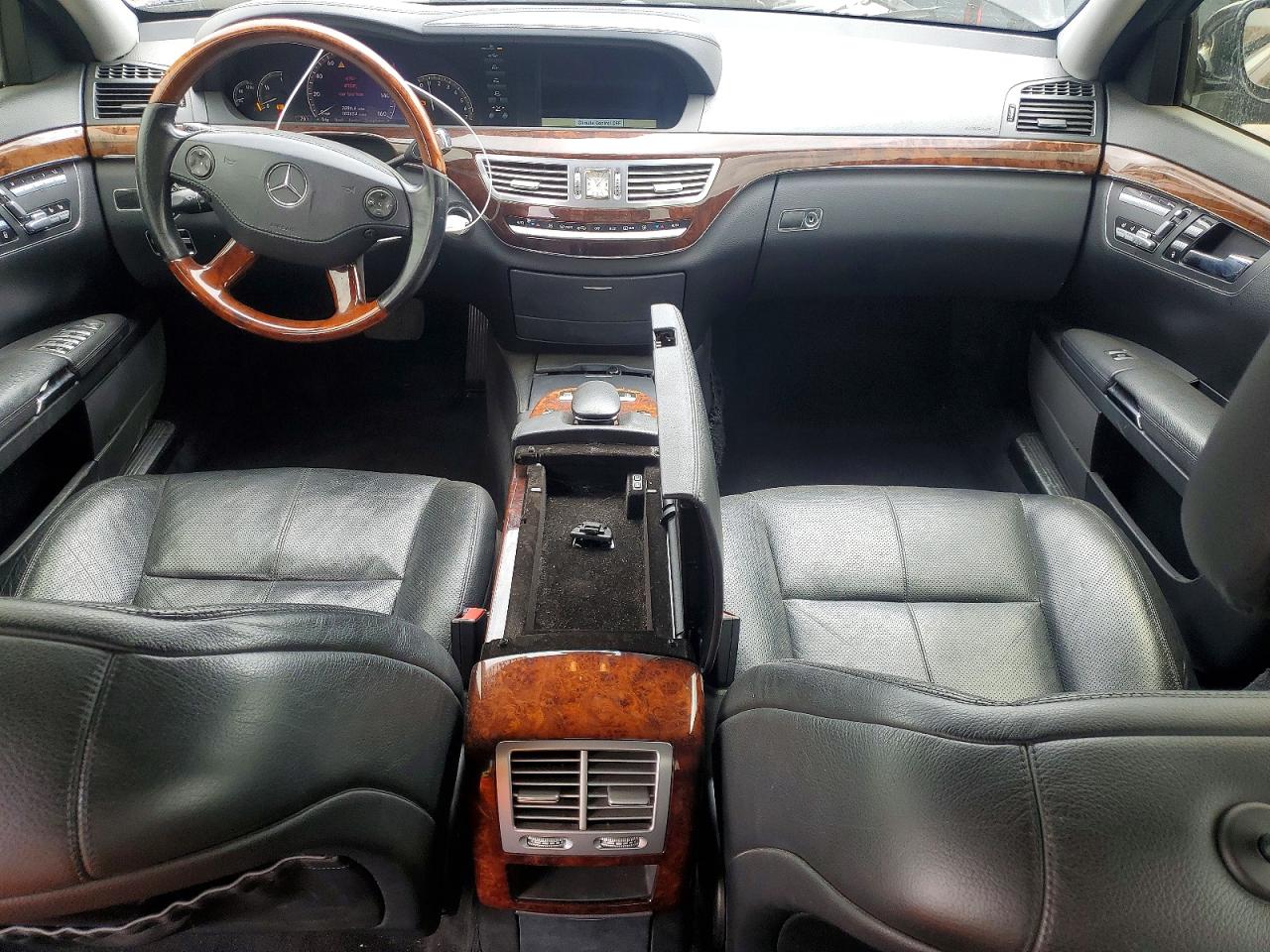 2007 Mercedes-benz S 550 Black vin: WDDNG71X27A097444