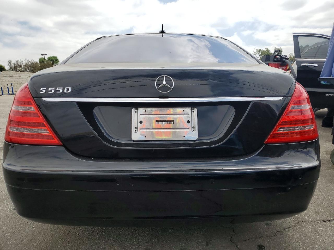 2007 Mercedes-benz S 550 Black vin: WDDNG71X27A097444