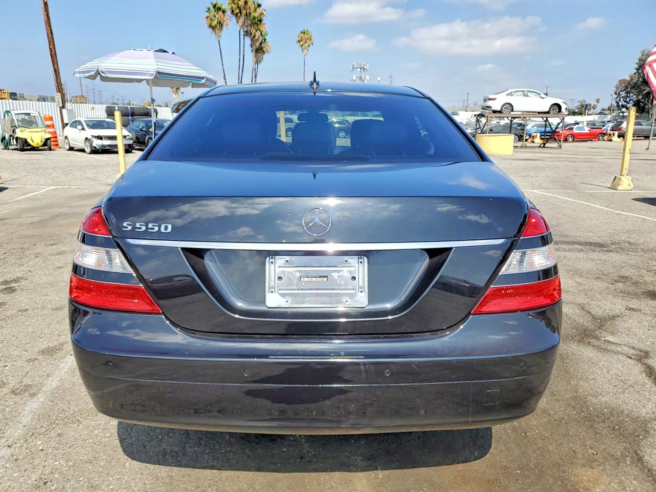 2007 Mercedes-benz S 550 Black vin: WDDNG71X27A110791