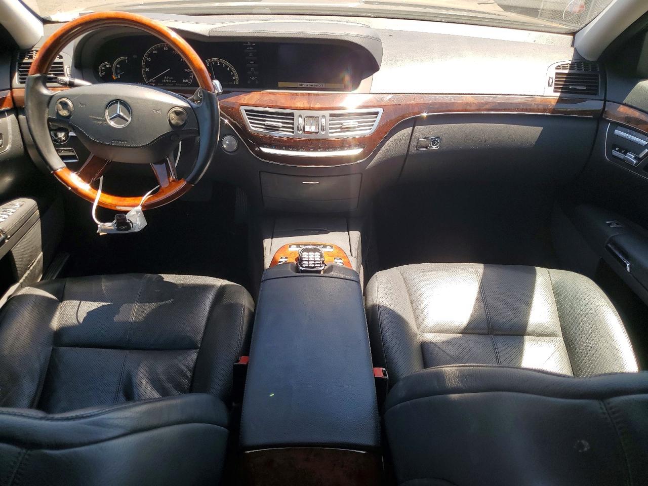 2007 Mercedes-benz S 550 Black vin: WDDNG71X27A112427
